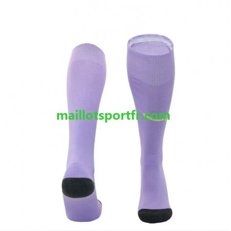 Manchester City Gardien Exterieur Chaussettes Violet 2023/24